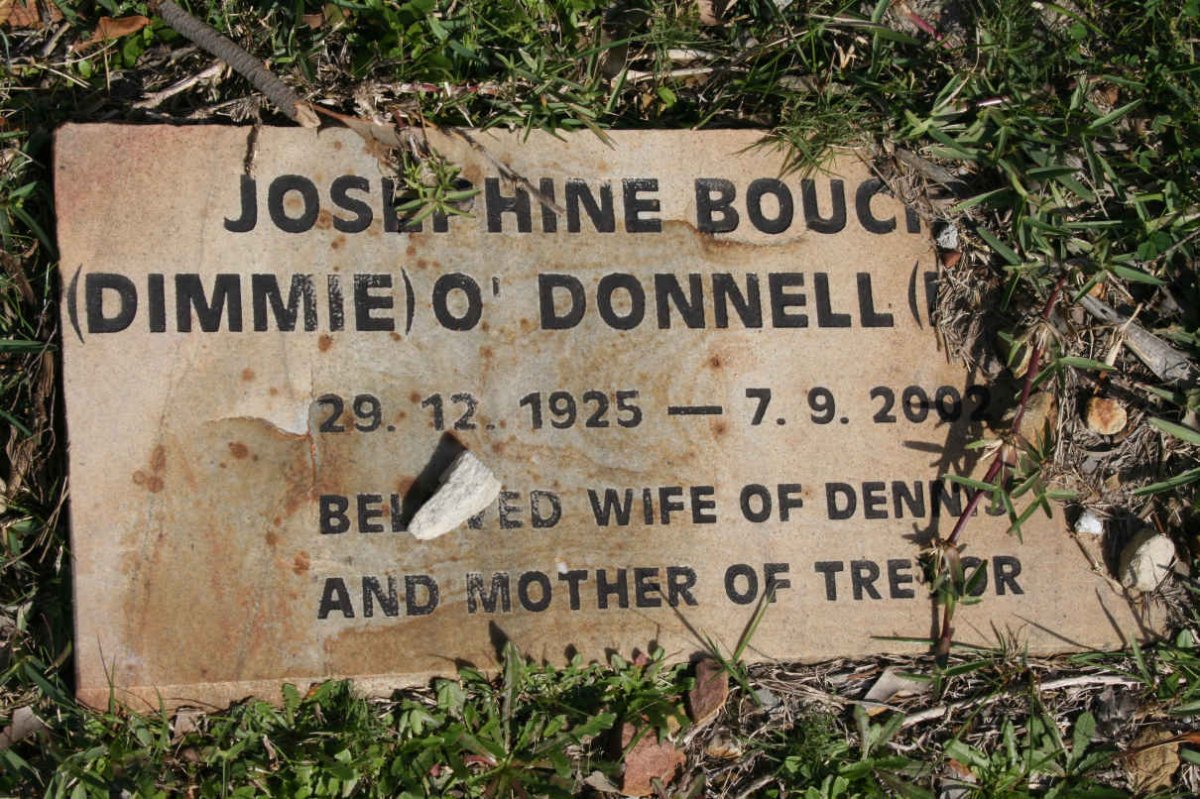 O'DONNELL Josephine Bouc? 1925-200?