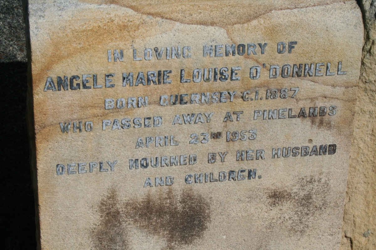 O'DONNELL Angele Marie Louise 1887-1953