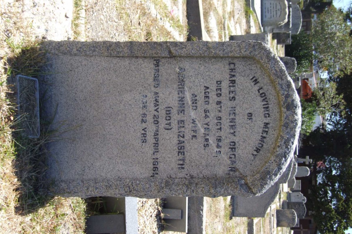 ORGAN Charles Henry -1949 &amp; Adrienne Elizabeth -1961