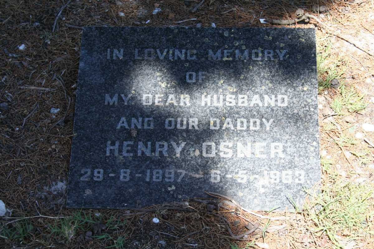 OSNER Henry 1897-1963