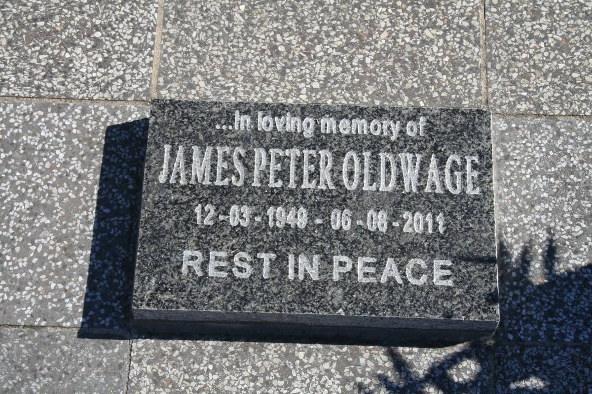 OLDWAGE James Peter 1949-2011