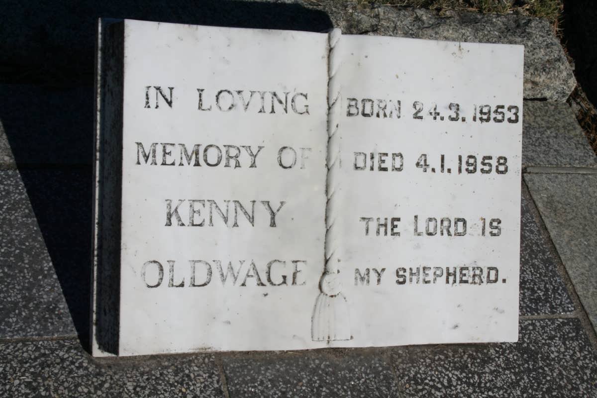OLDWAGE Kenny 1953-1958
