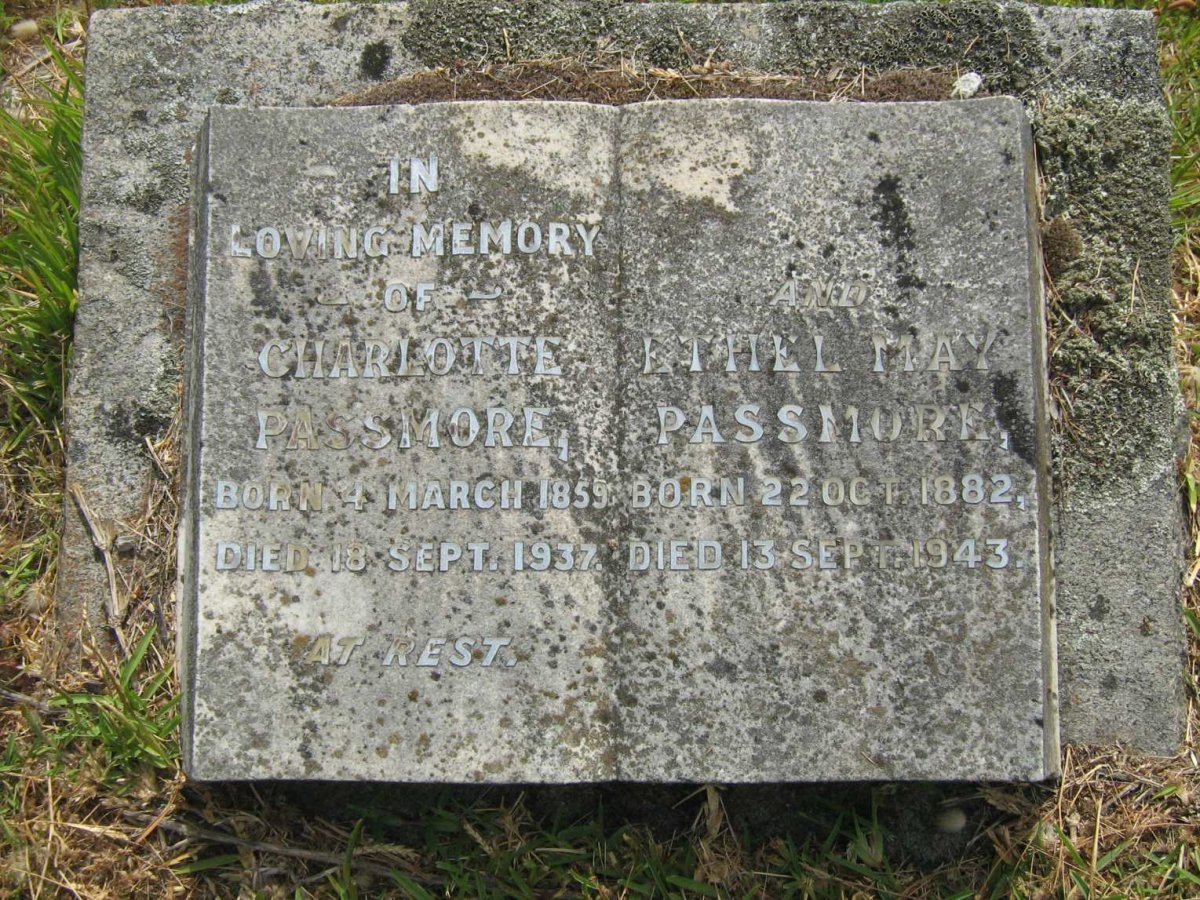 PASSMORE Charlotte 1859-1937 :: PASSMORE Ethel May 1882-1943