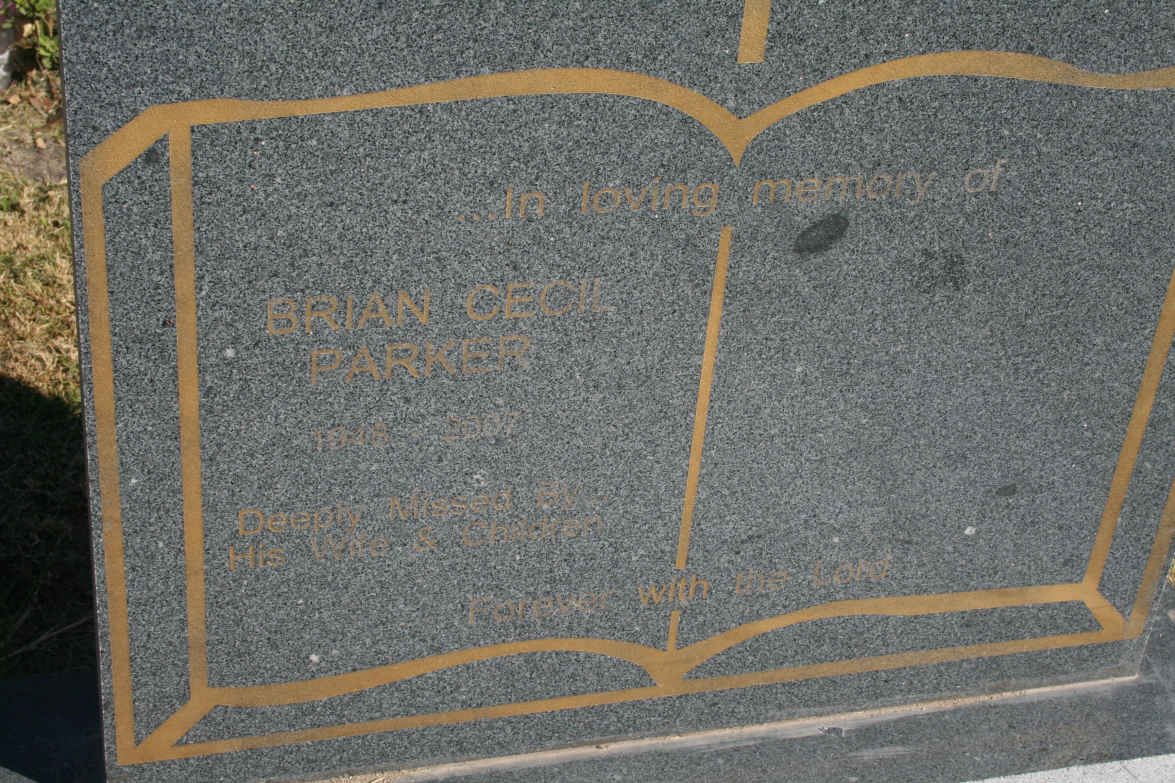 PARKER Brian Cecil 1918-2007