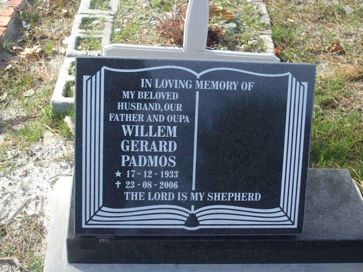 PADMOS Willem Gerard 1933-2006