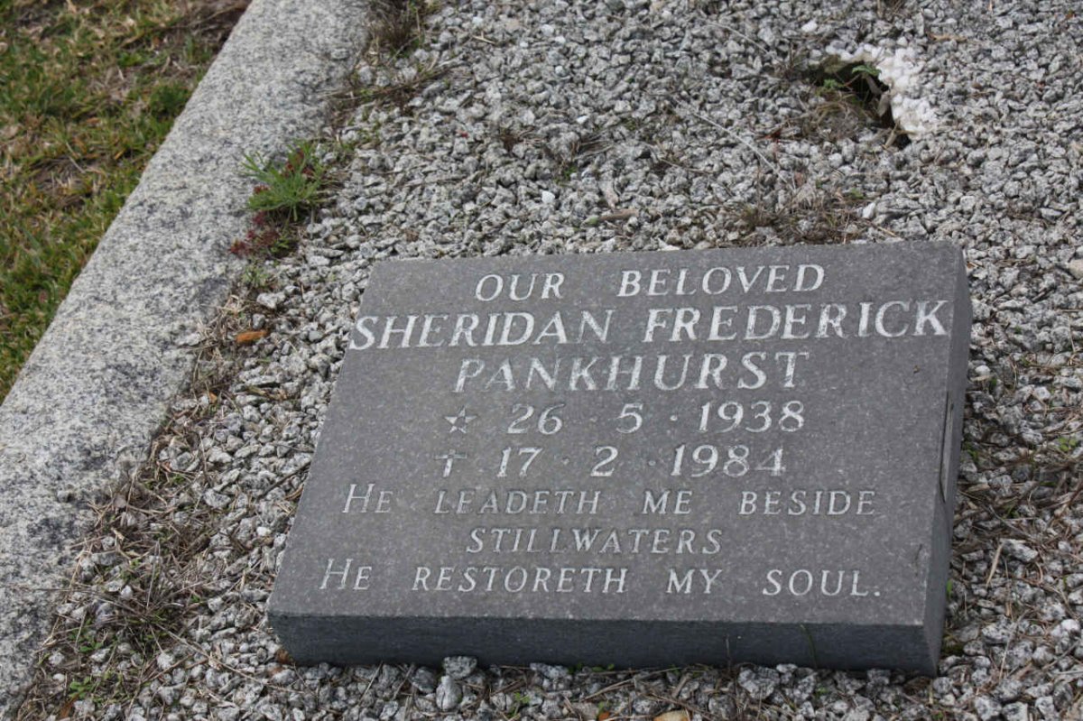 PANKHURST Sheridan Frederick 1938-1984