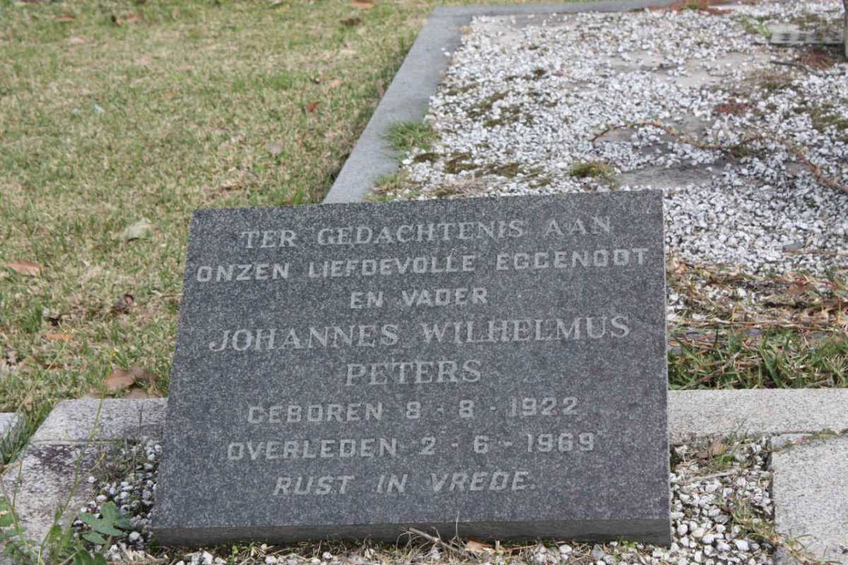 PETERS Johannes Wilhelmus 1922-1969