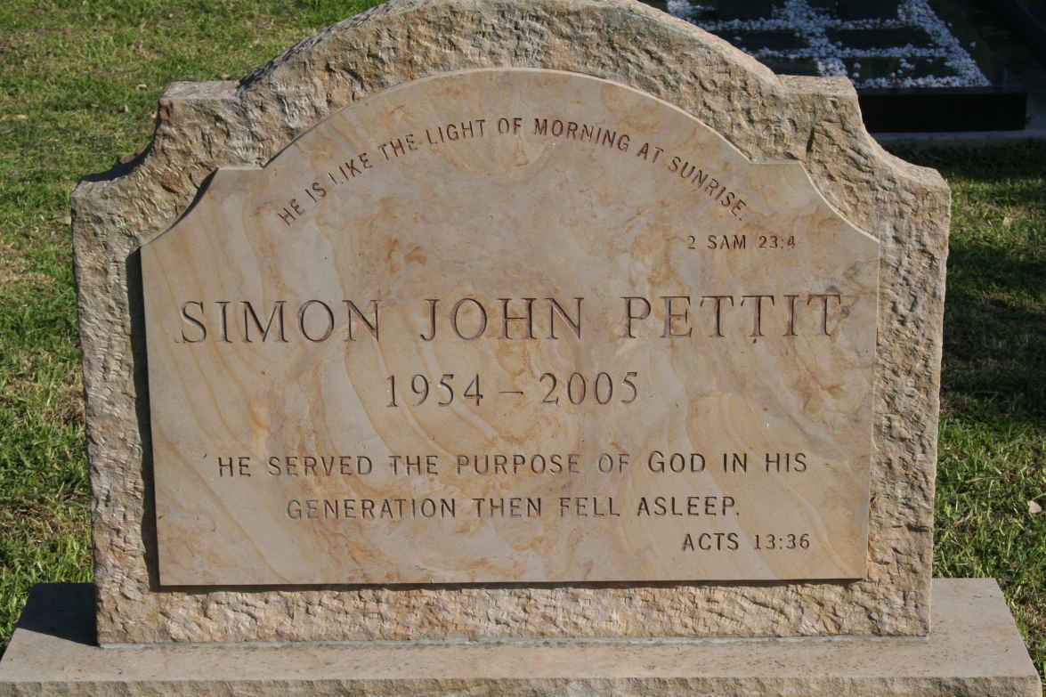 PETTIT Simon John 1954-2005