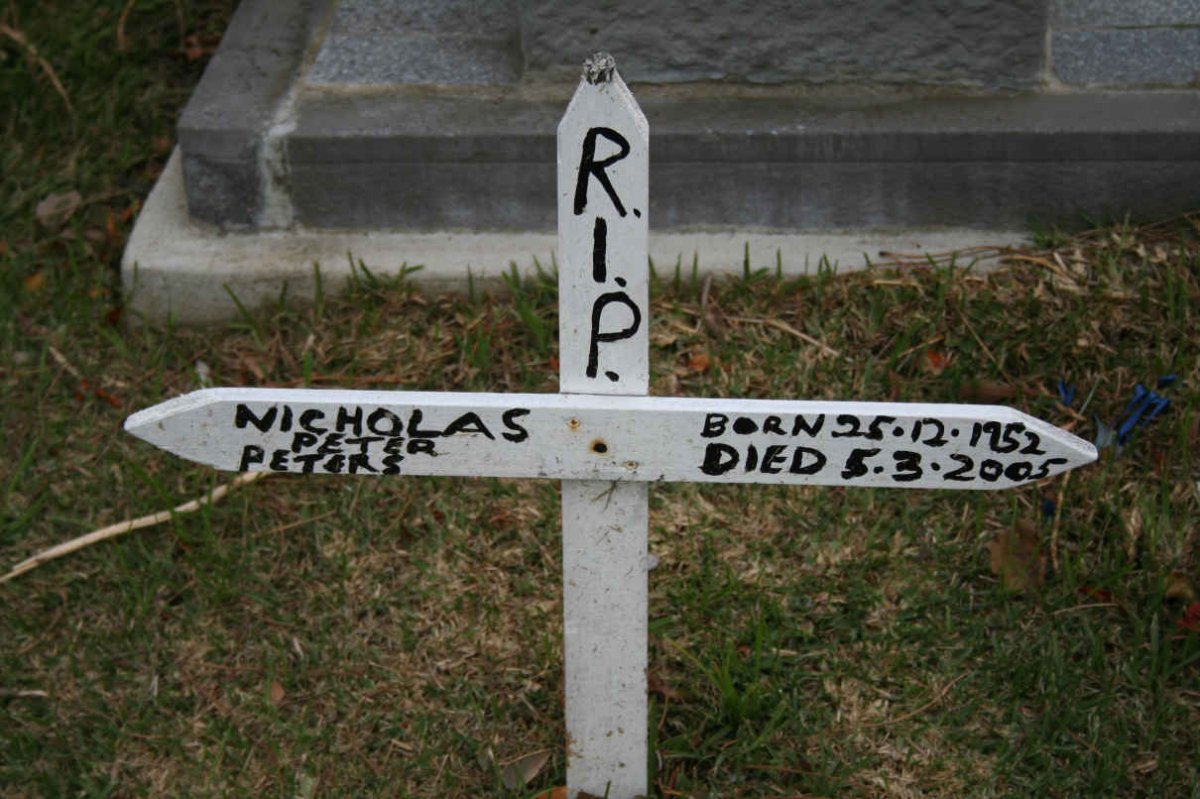 PETERS Nicholas Peter 1952-2005