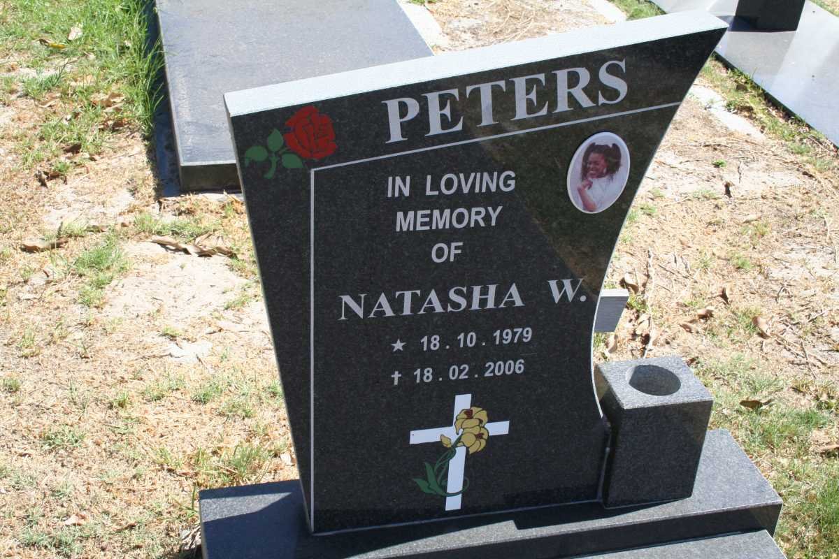 PETERS Natasha W. 1979-2006