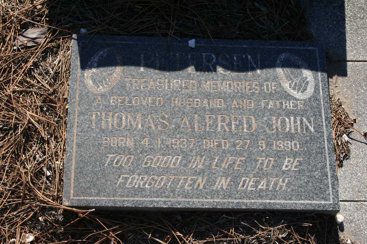 PETERSEN Thomas Alfred John 1937-1990