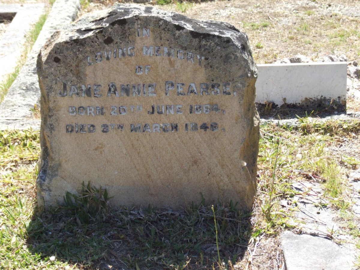 PEARCE Jane Annie 1864-1946