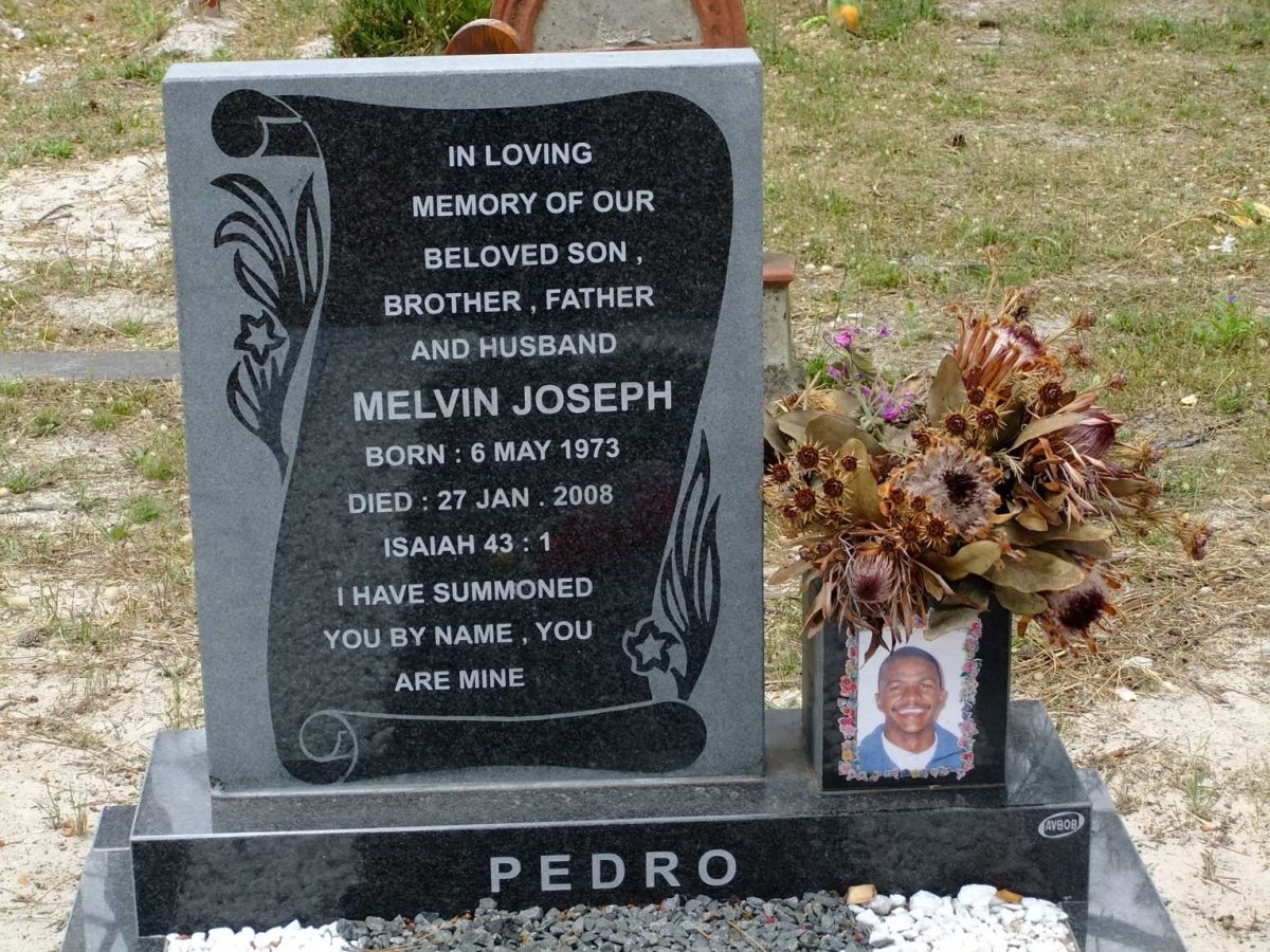 PEDRO Melvin Joseph 1973-2008