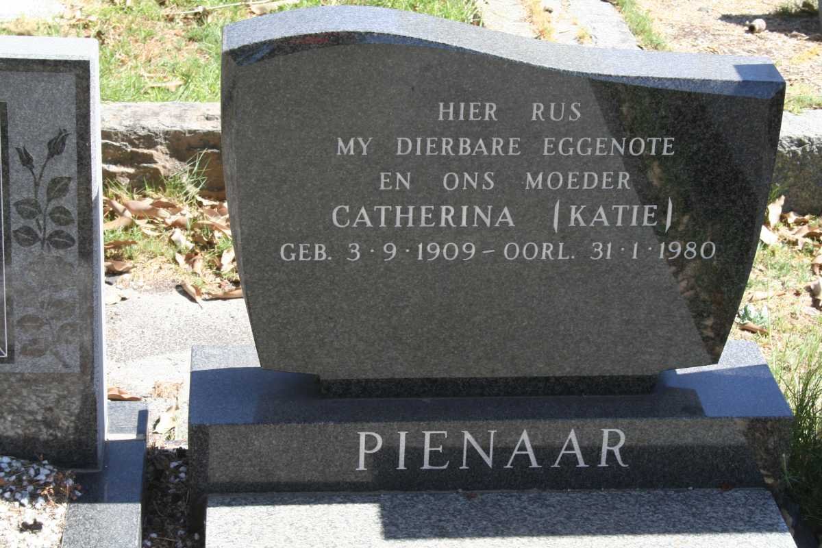 PIENAAR Catherina 1909-1980