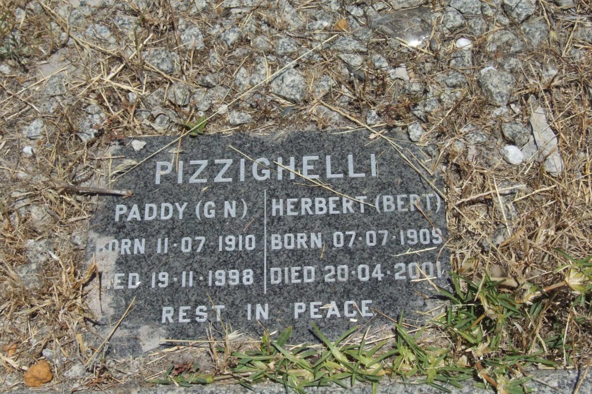 PIZZIGHELLI G.N. 1910-1998 :: PIZZIGHELLI Herbert 1909-2001