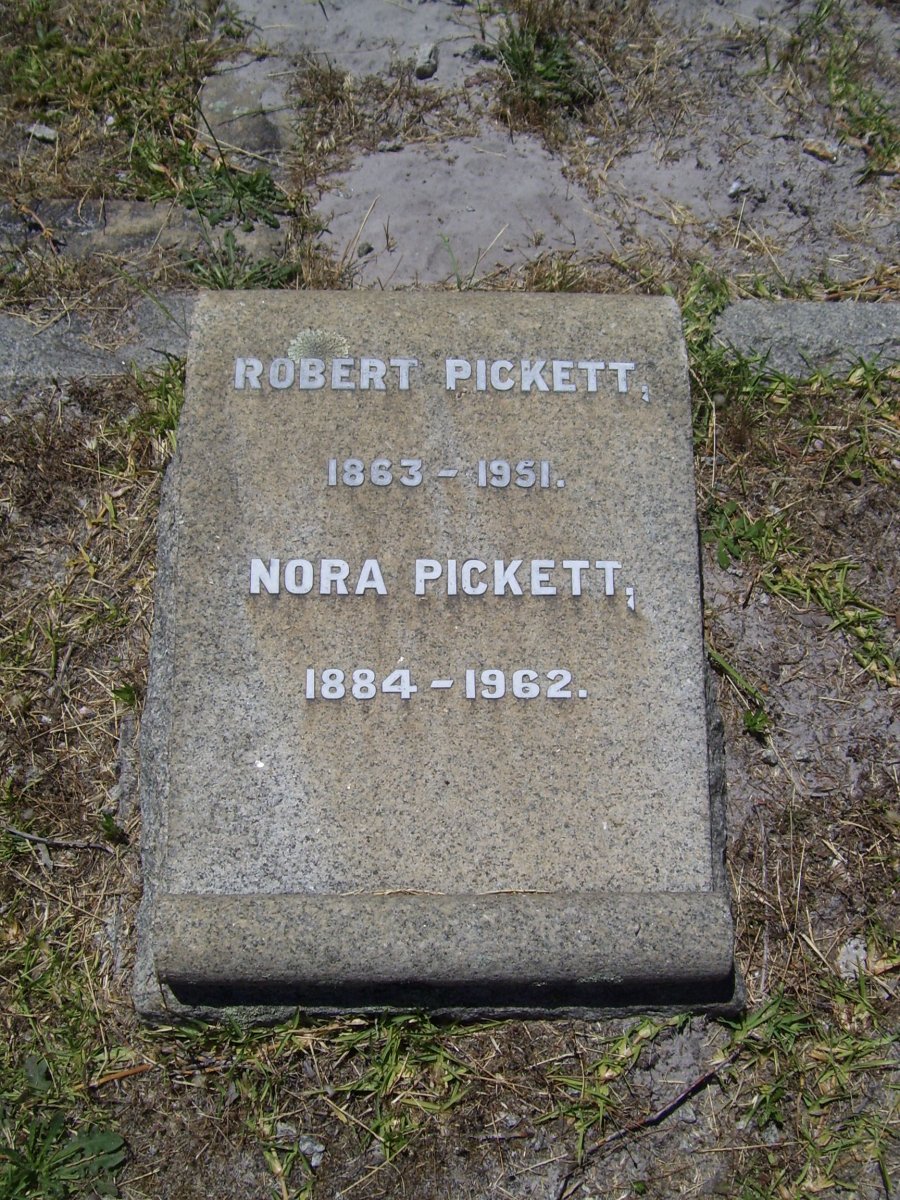 PICKETT Robert 1863-1951 &amp; Nora 1884-1962