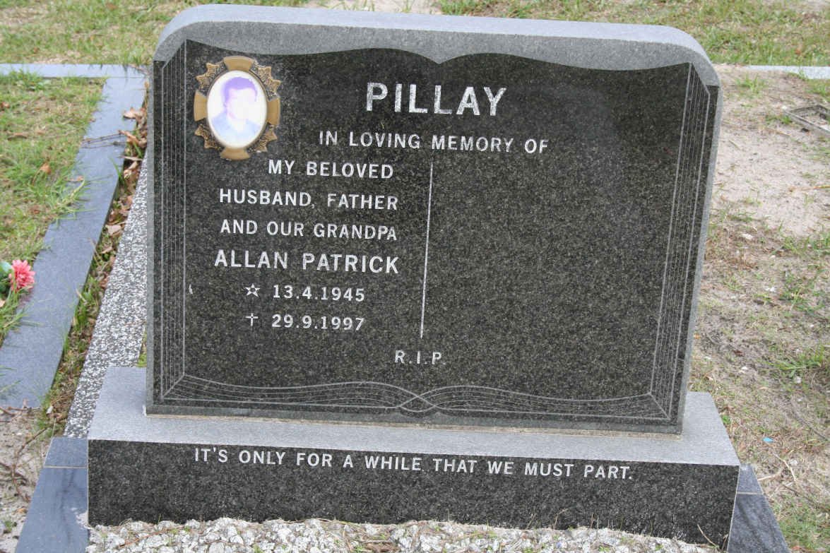 PILLAY Allan Patrick 1945-1997