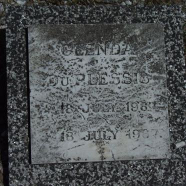 PLESSIS Glenda, du 1967-1967