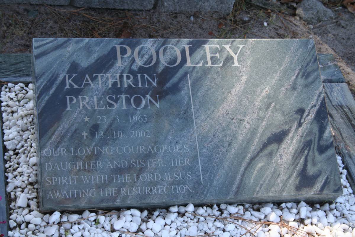 POOLEY Kathrin Preston 1963-2002