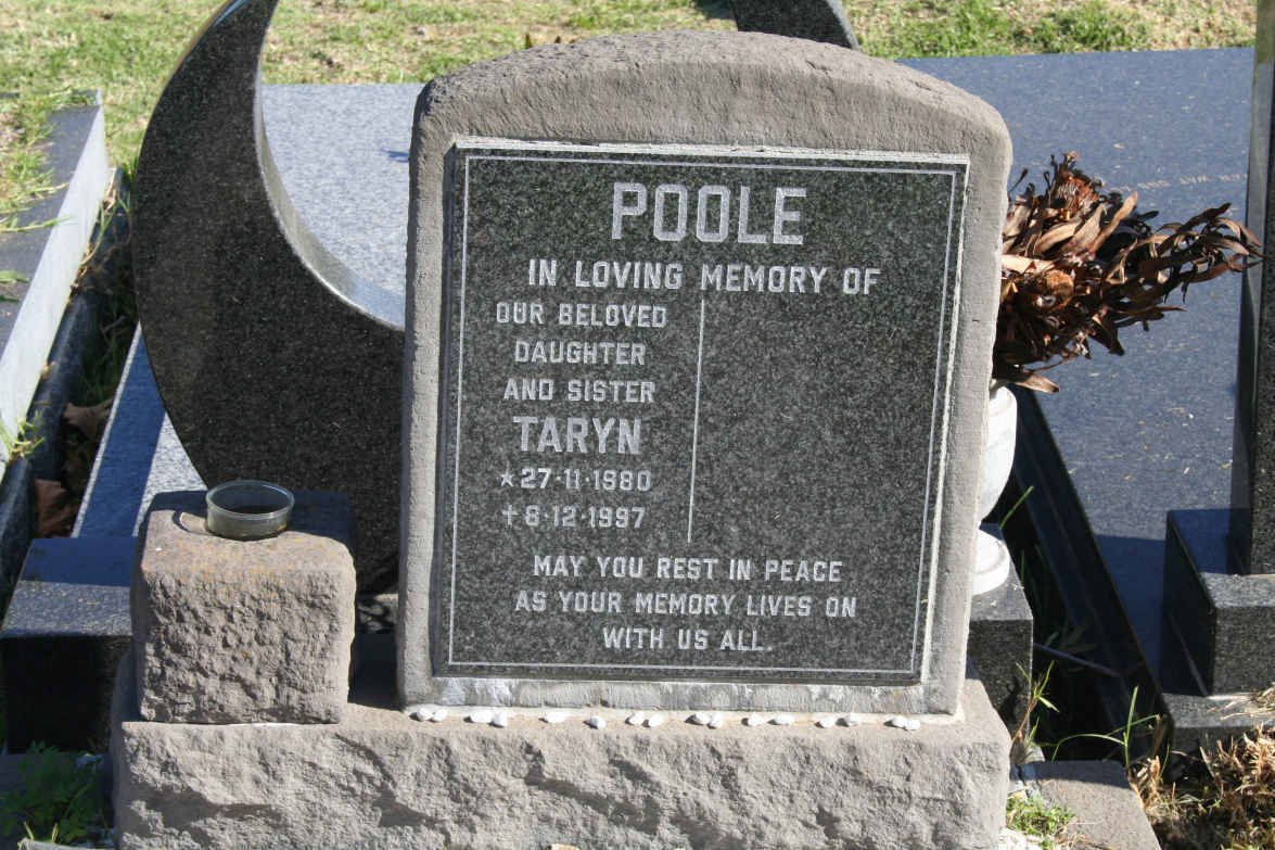 POOLE Taryn 1980-1997