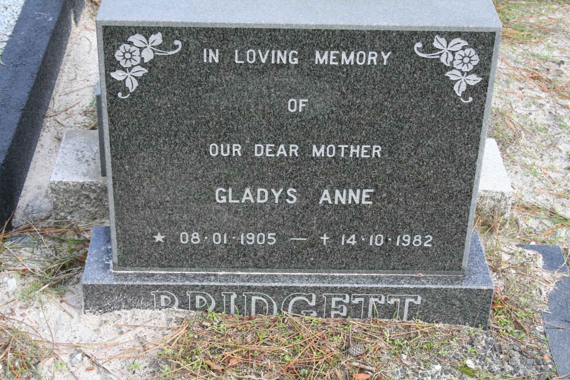 PRIDGETT Gladys Anne 1905-1982