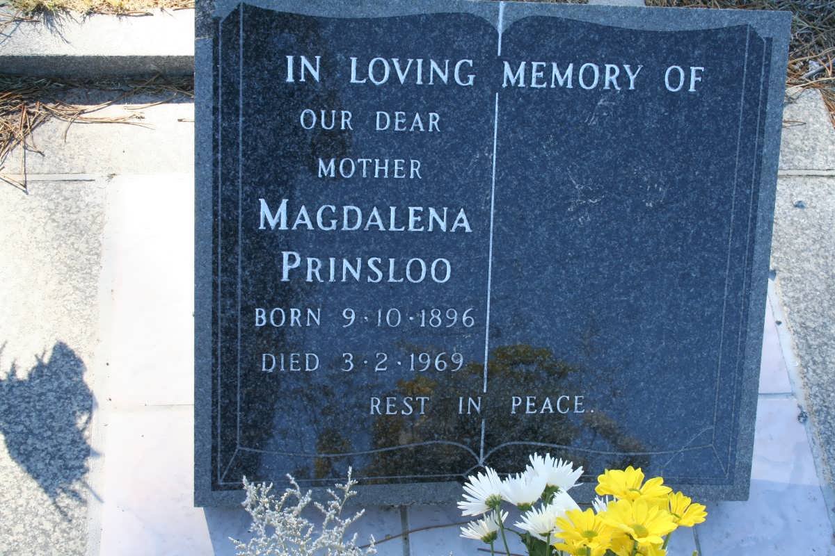 PRINSLOO Magdalena 1896-1967