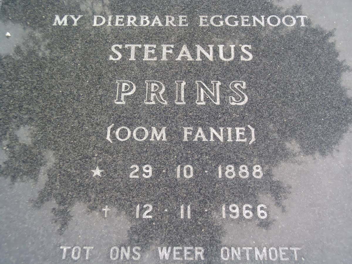 PRINS Stefanus 1888-1966