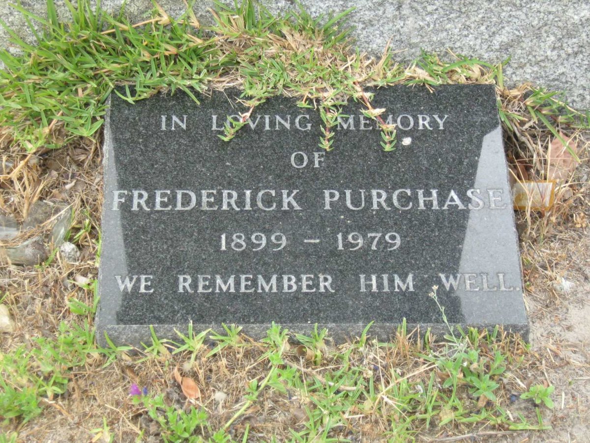 PURCHASE Frederick 1899-1979
