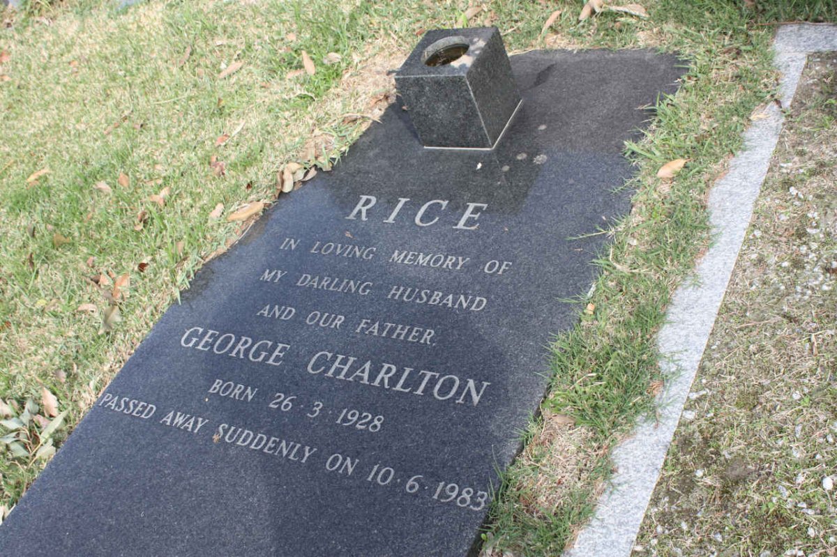 RICE George Charlton 1928-1983