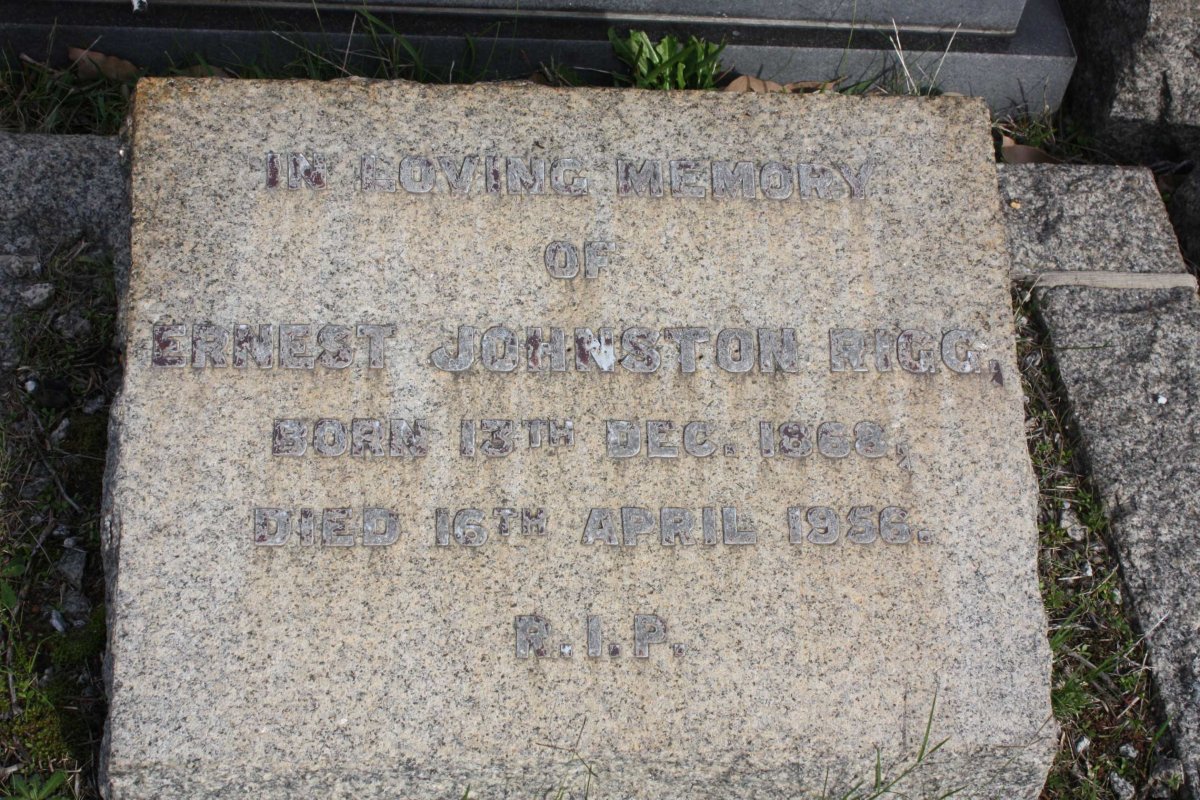 RIGG Ernest, Johnston 1868-1956