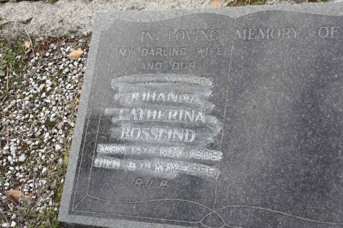 ROSSLIND Johanna Catherina 1909-1966