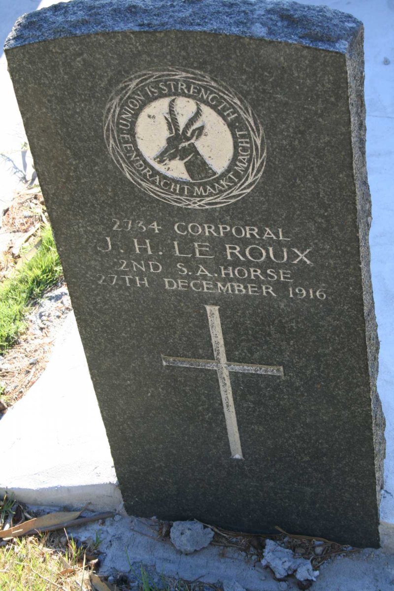 ROUX J.H., le -1916