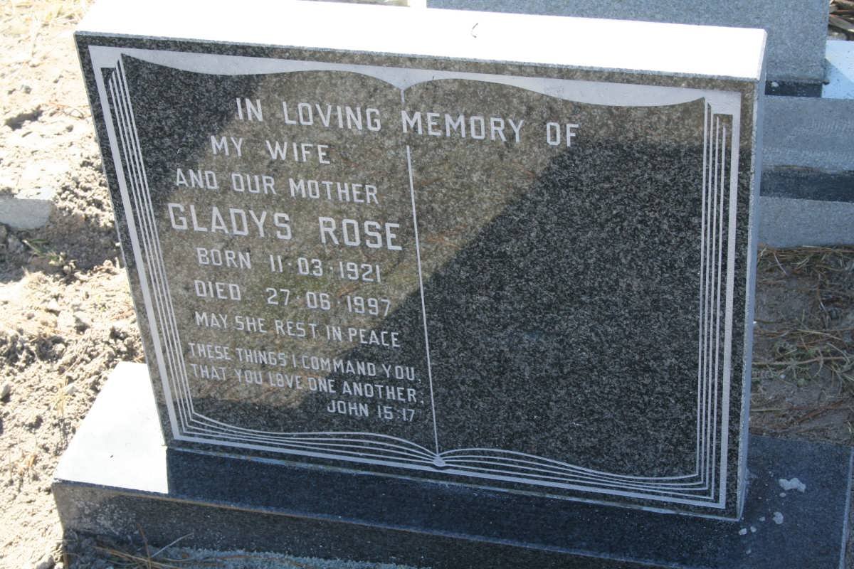ROSE Gladys 1921-1997