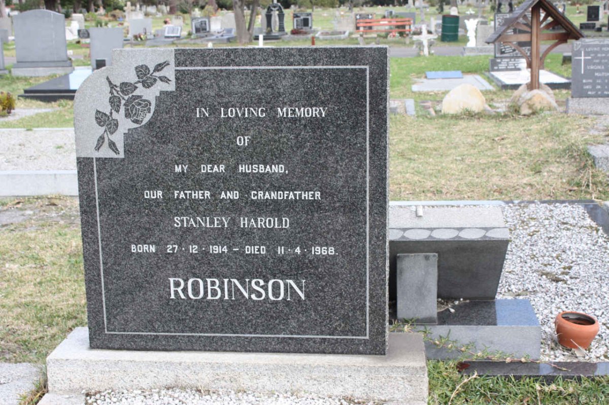 ROBINSON Stanley Harold 1914-1968