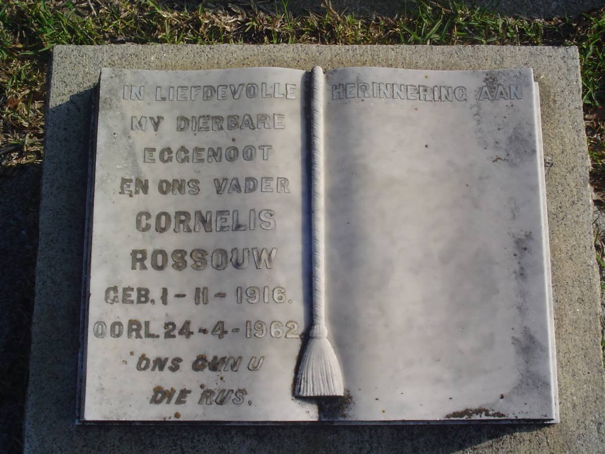 ROSSOUW Cornelis 1916-1962