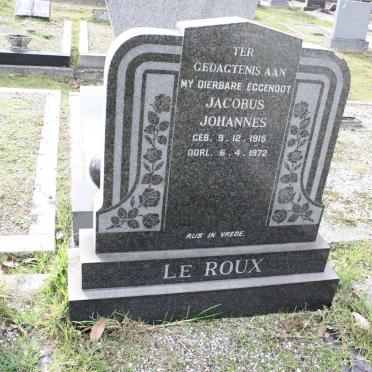 ROUX Jacobus Johannes, le 1915-1972