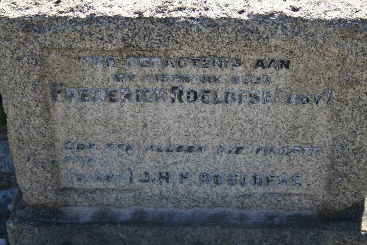 ROELOFSE Frederick
