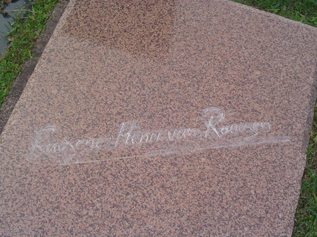 ROOYEN Eugene Henri, van 1946-1967