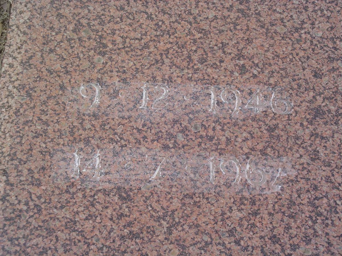 ROOYEN Eugene Henri, van 1946-1967