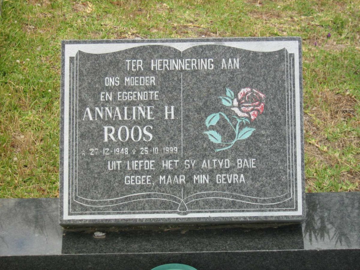 ROOS Annaline H. 1948-1999