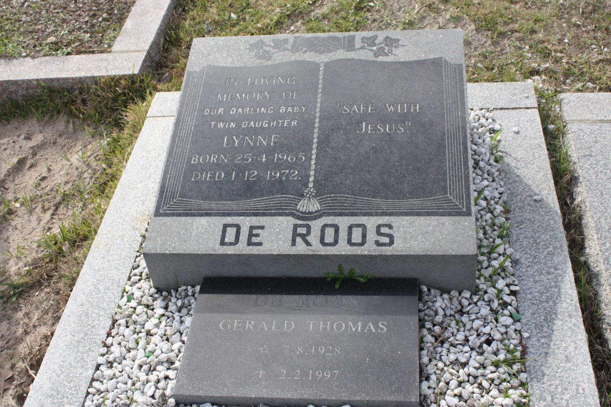 ROOS Gerald Thomas, de 1928-1997 :: DE ROOS Lynne 1965-1972