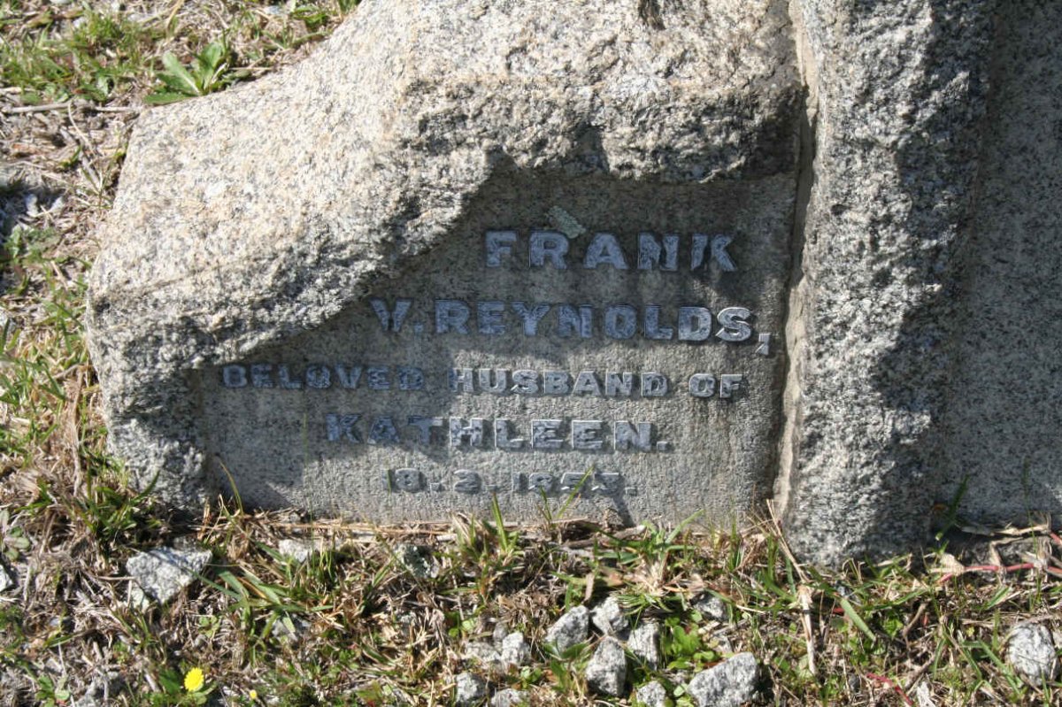 REYNOLDS Frank V. -1953
