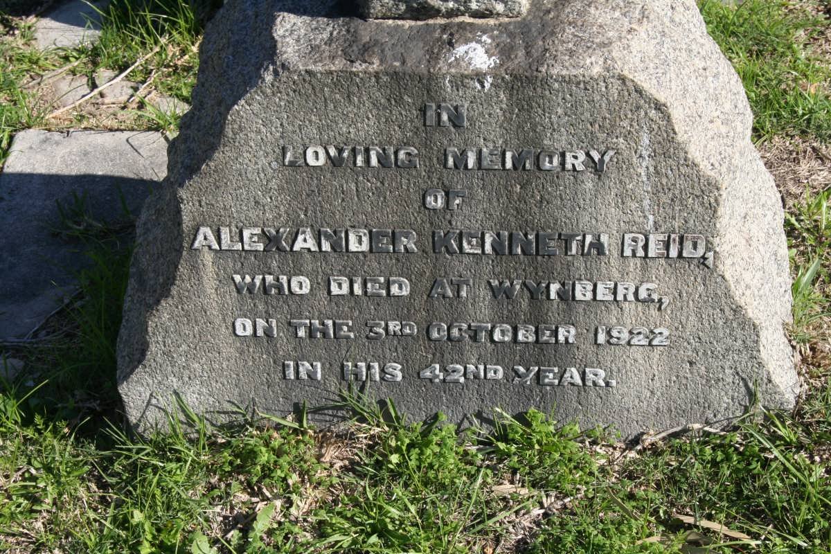 REID Alexander Kenneth -1922