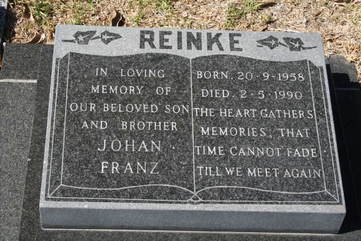 REINKE Johan Franz 1958-1990