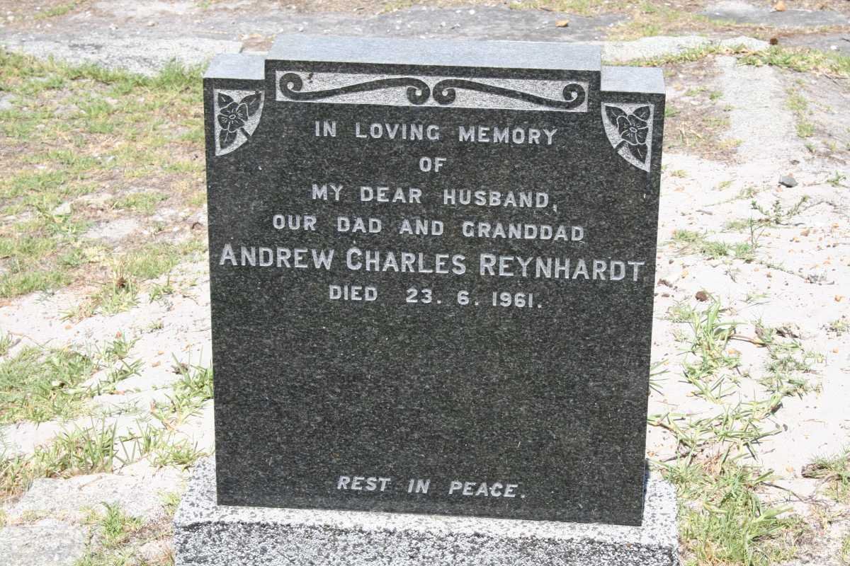 REYNHARDT Andrew Charles -1961