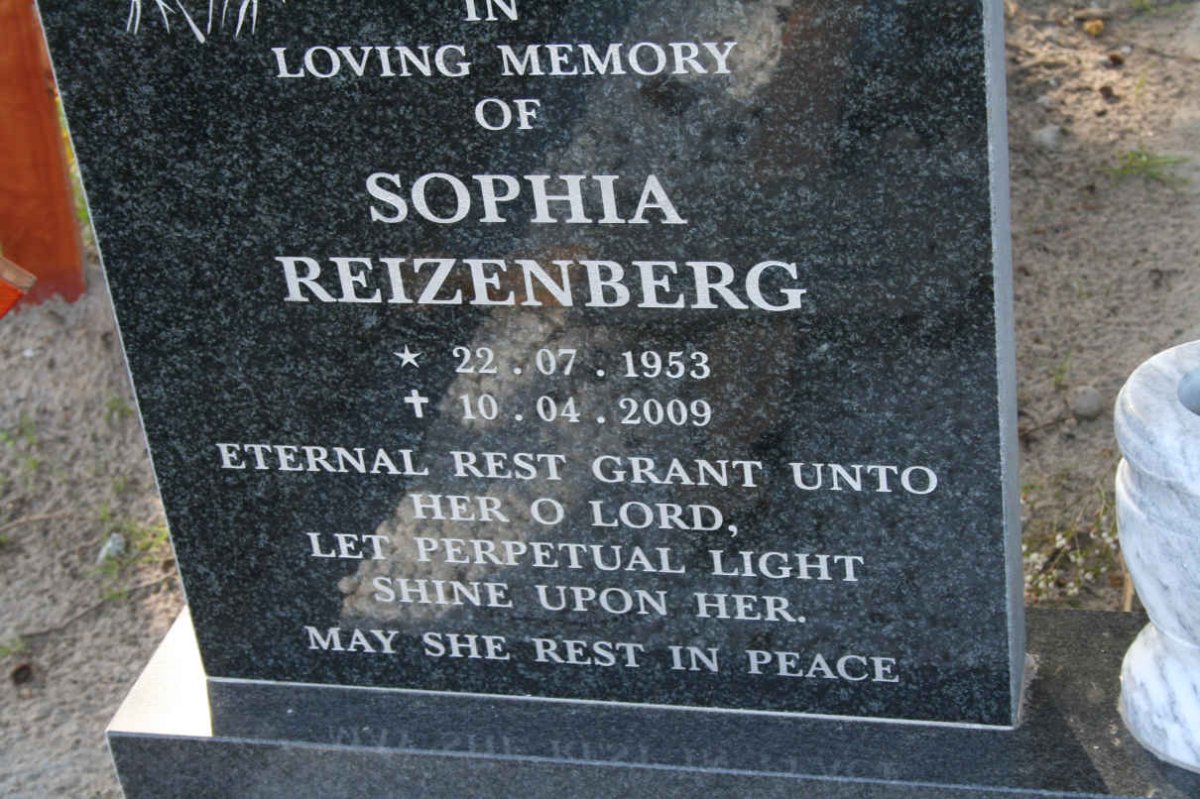 REIZENBERG Sophia 1953-2009