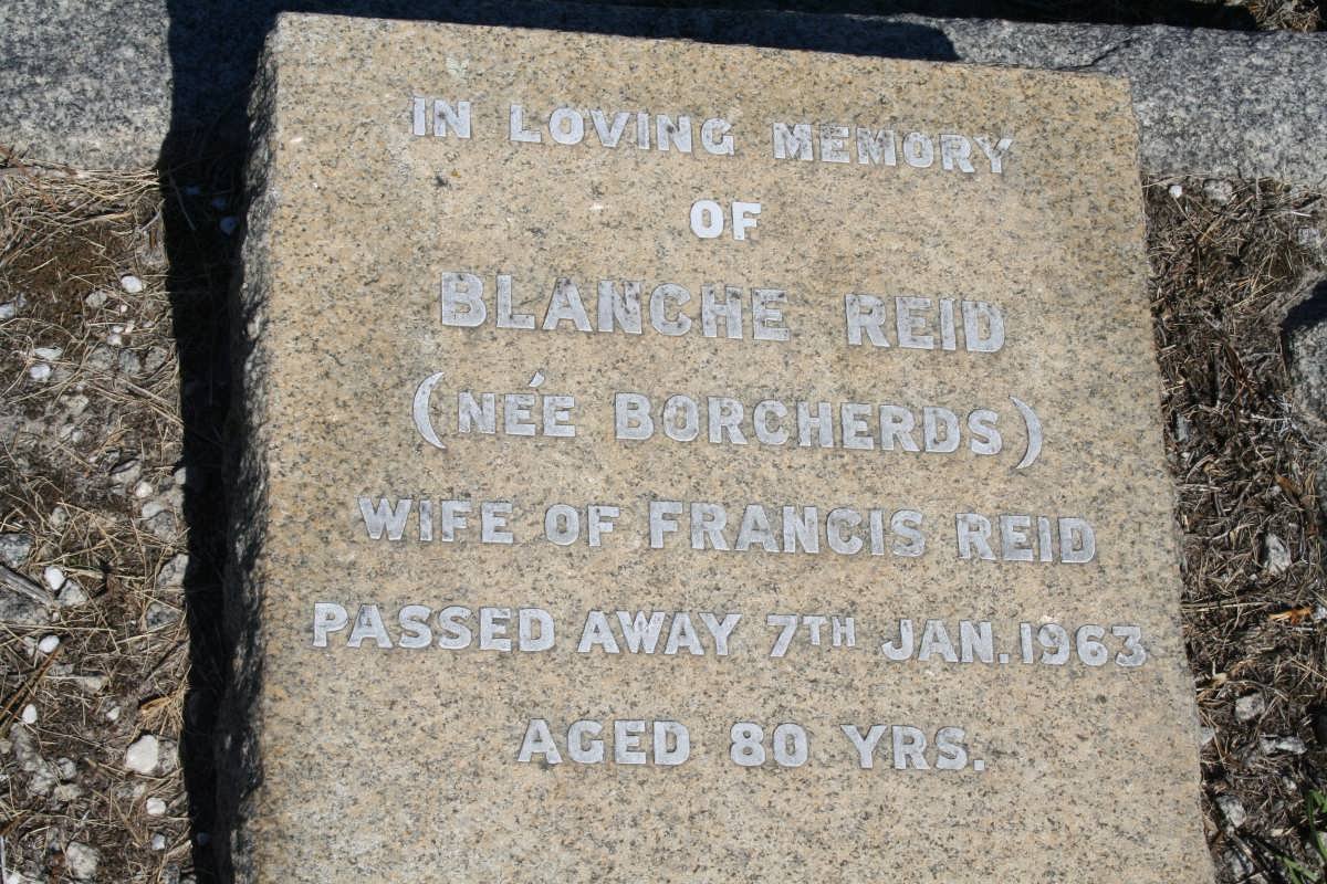 REID Blanche nee BORCHERDS -1963