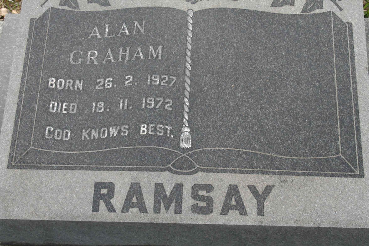 RAMSAY Alan Graham 1927-1972