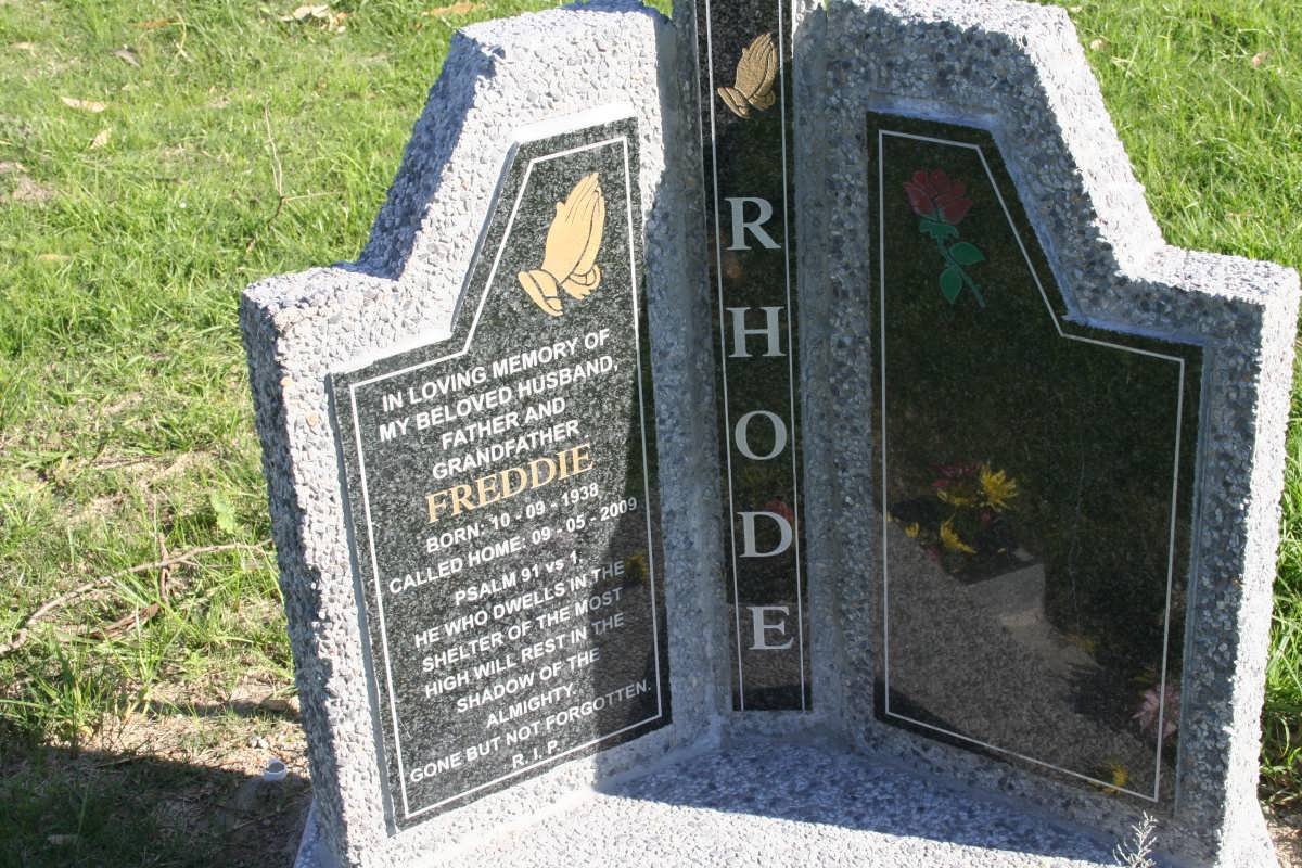 RHODE Freddie 1938-2009