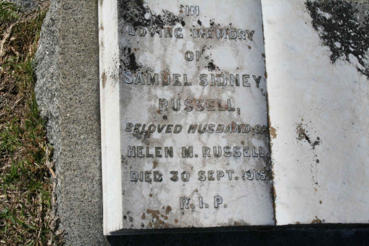 RUSSELL Samuel Sidney -1915